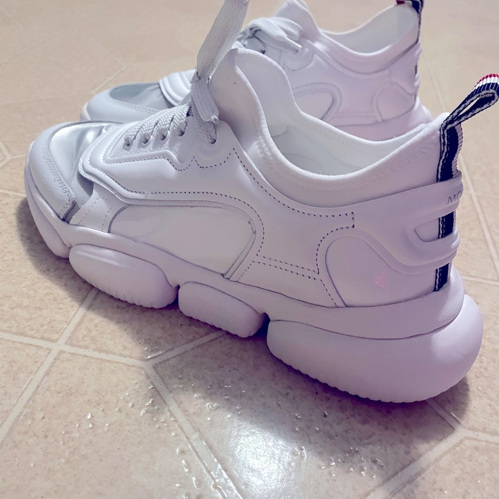 Moncler white sneakers - Picture 2 of 7